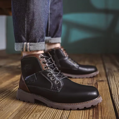 Mikel™ | Bottes en cuir vintage