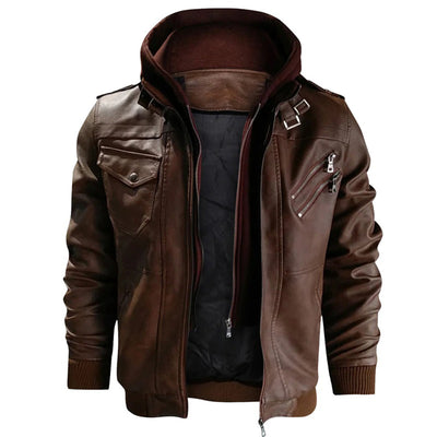 Stefan | Veste en cuir pour hommes
