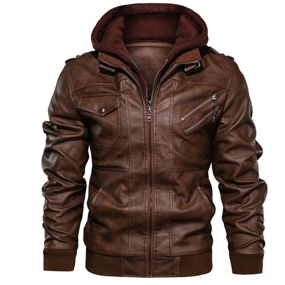Stefan | Veste en cuir pour hommes
