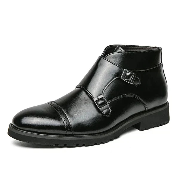 Shane™ | Bottes en cuir à double boucle
