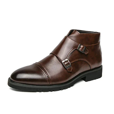 Shane™ | Bottes en cuir à double boucle