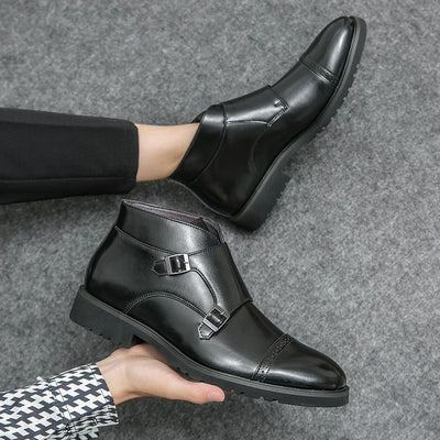 Shane™ | Bottes en cuir à double boucle
